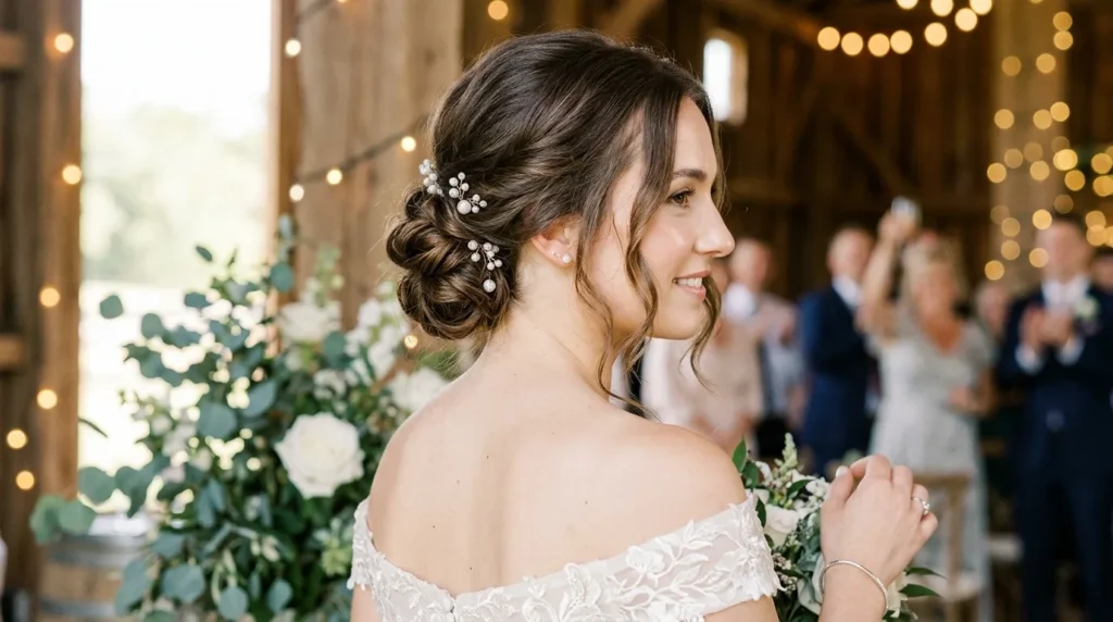 bridesmaid hairstyle