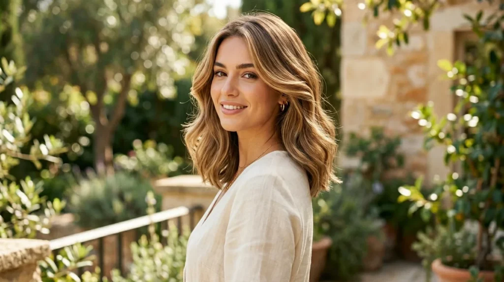 caramel balayage hair color