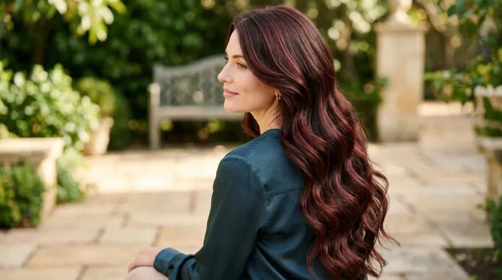 chocolate cherry brown hair color