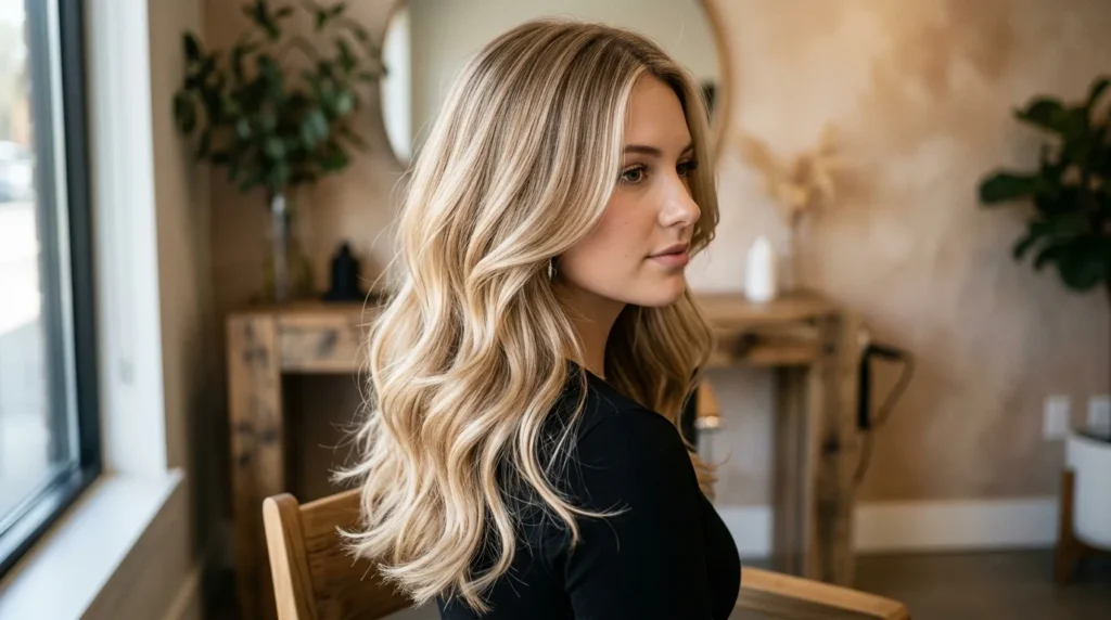 golden blonde hair color