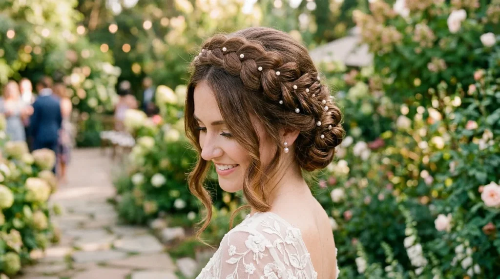 bridesmaid hairstyle