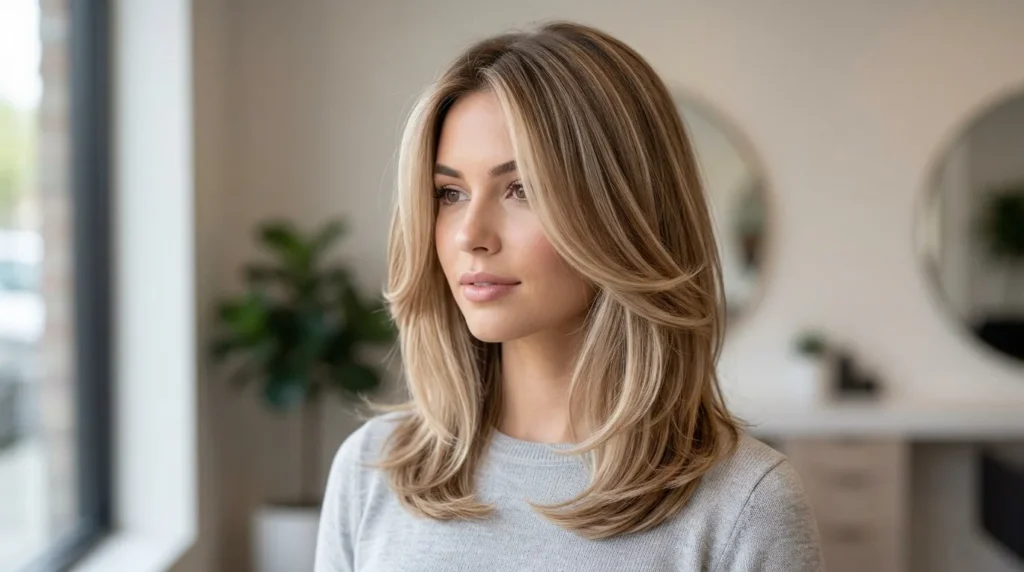 caramel balayage hair color