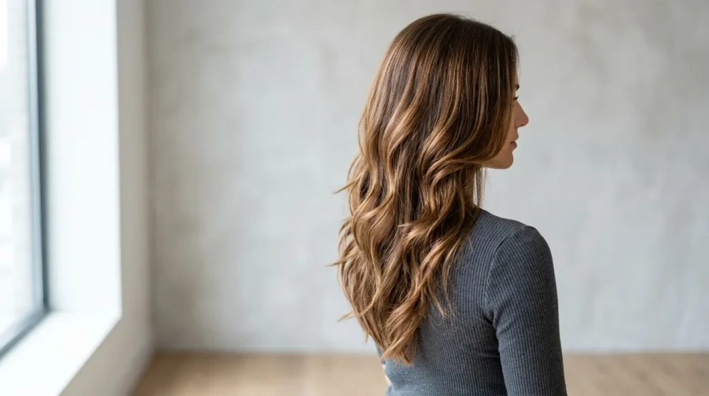 layered medium length haircut