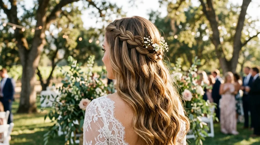 bridesmaid hairstyle