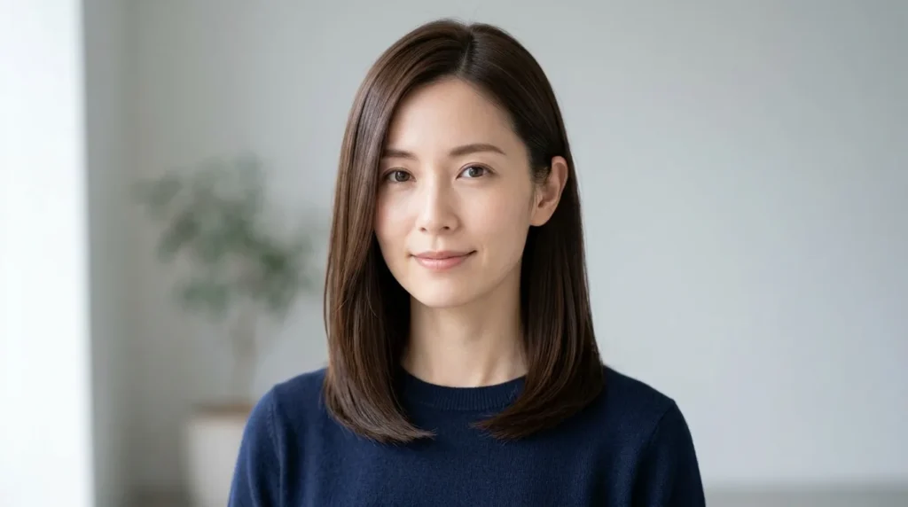 layered medium length haircut