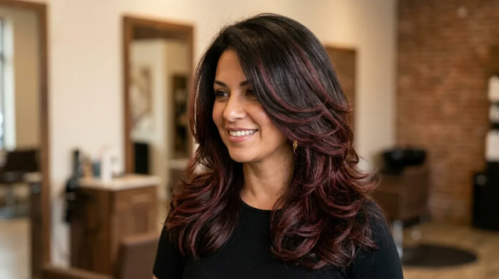 chocolate cherry brown hair color