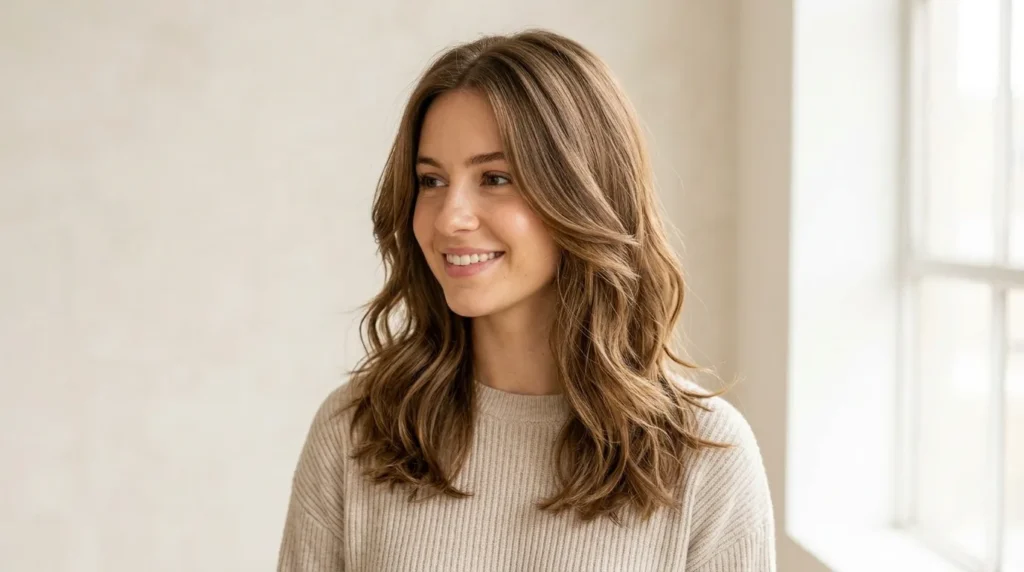 layered medium length haircut