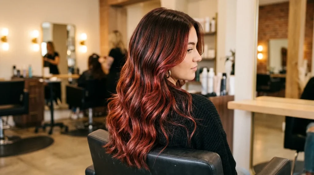 chocolate cherry brown hair color