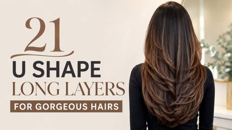 u shape long layers