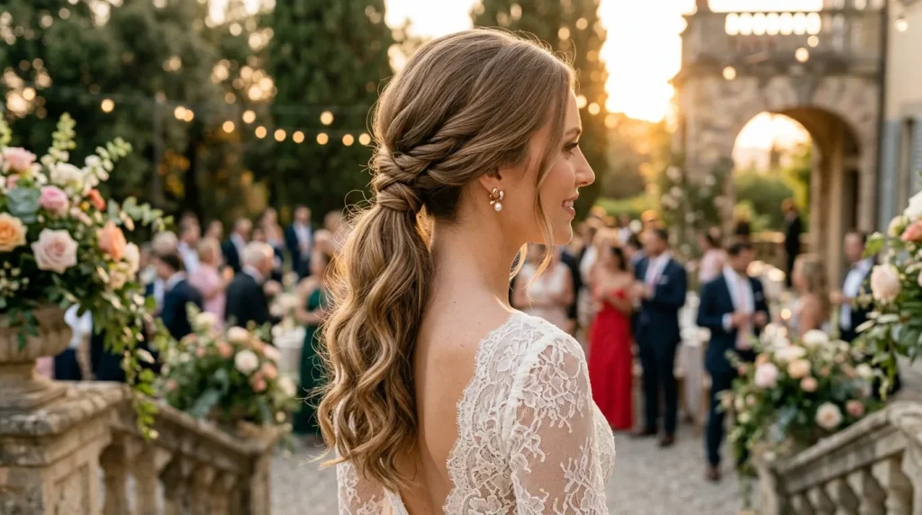 bridesmaid hairstyle
