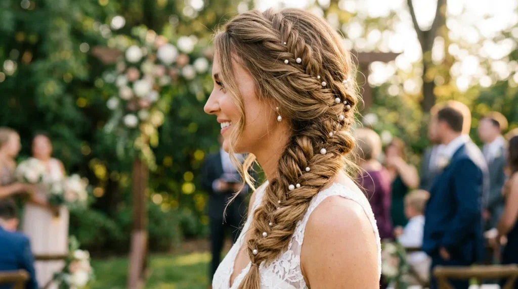 bridesmaid hairstyle
