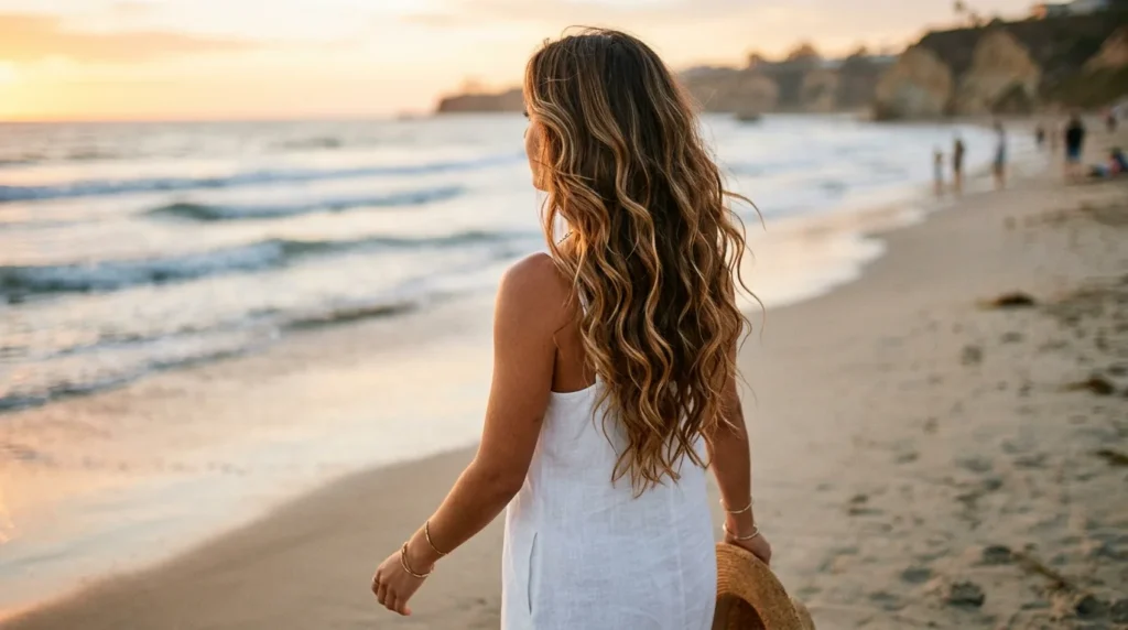 caramel balayage hair color