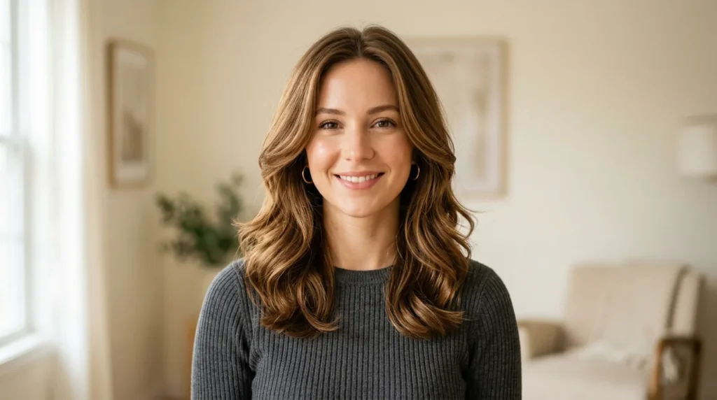 layered medium length haircut