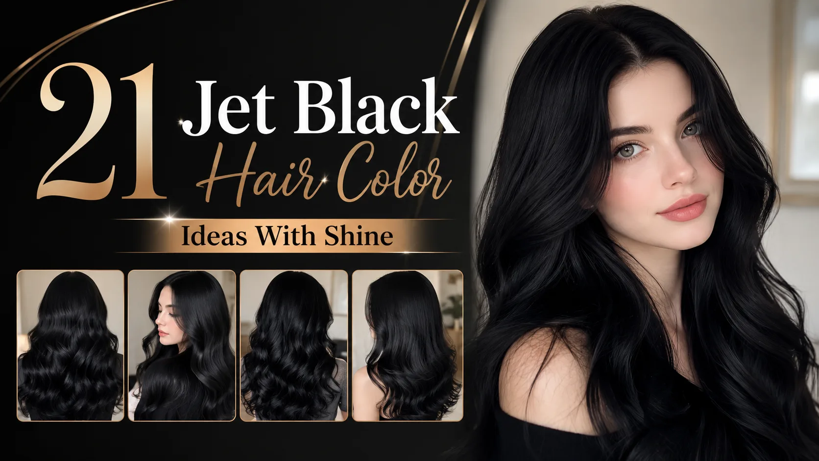 Jet Black Hair Color