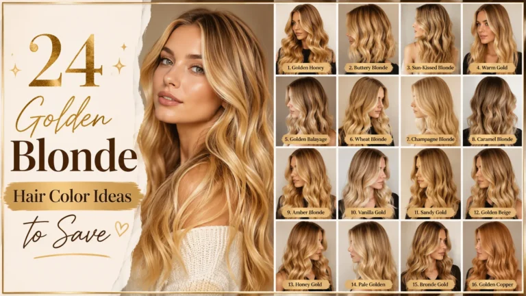 golden blonde hair color