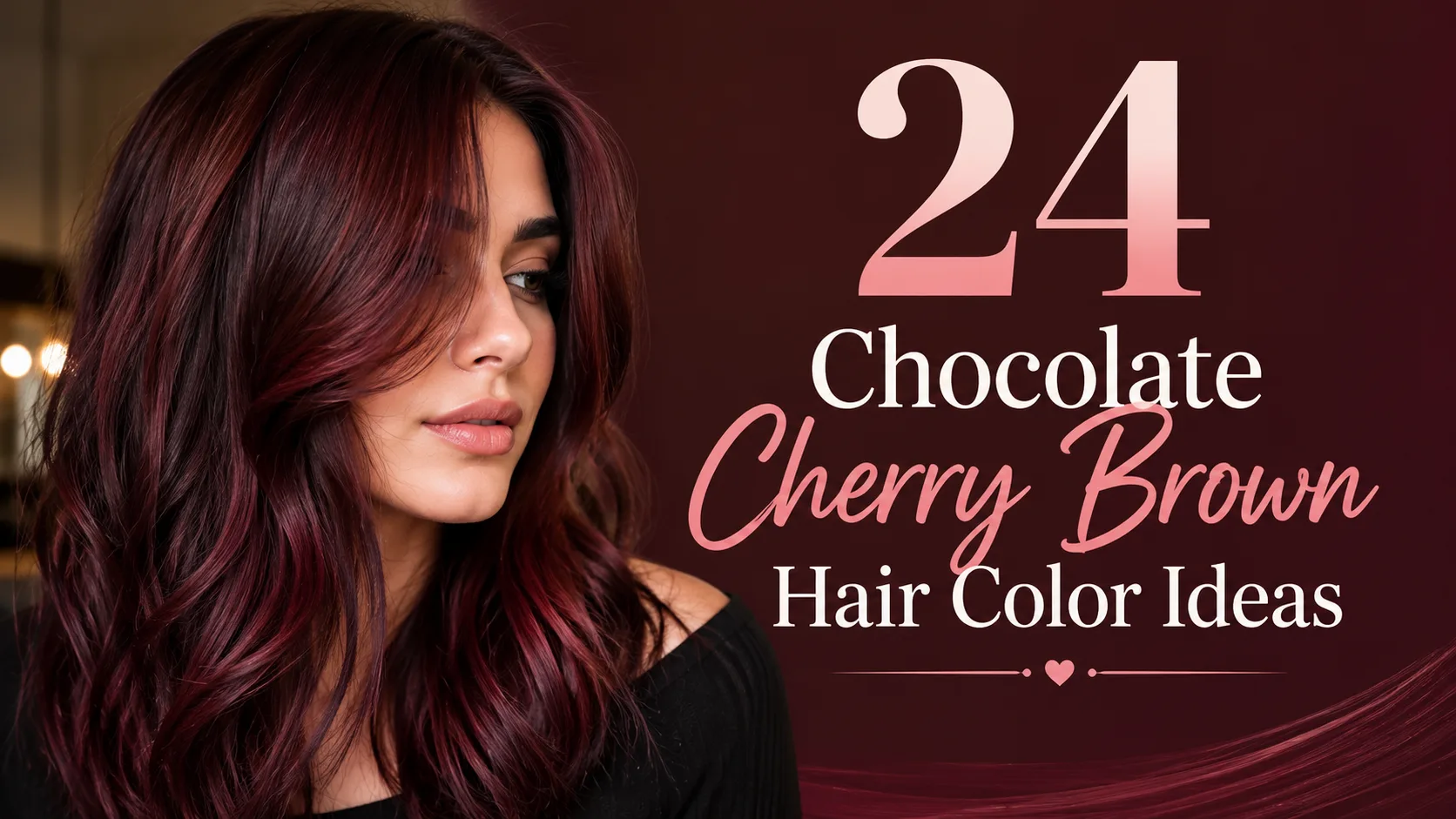 chocolate cherry brown hair color