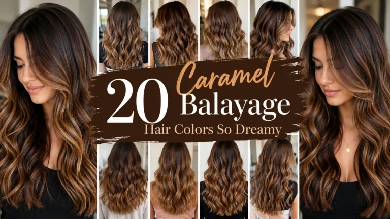 caramel balayage hair color