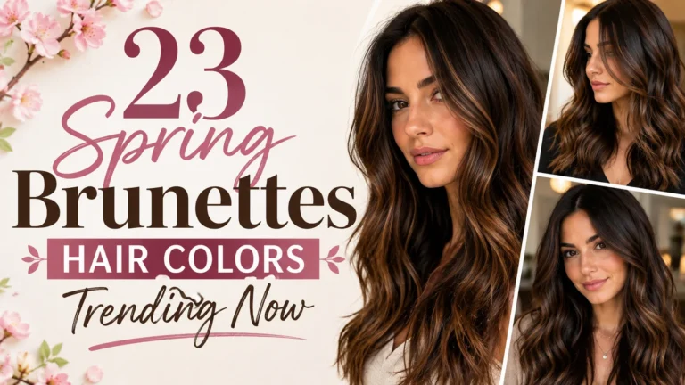 spring brunettes hair color