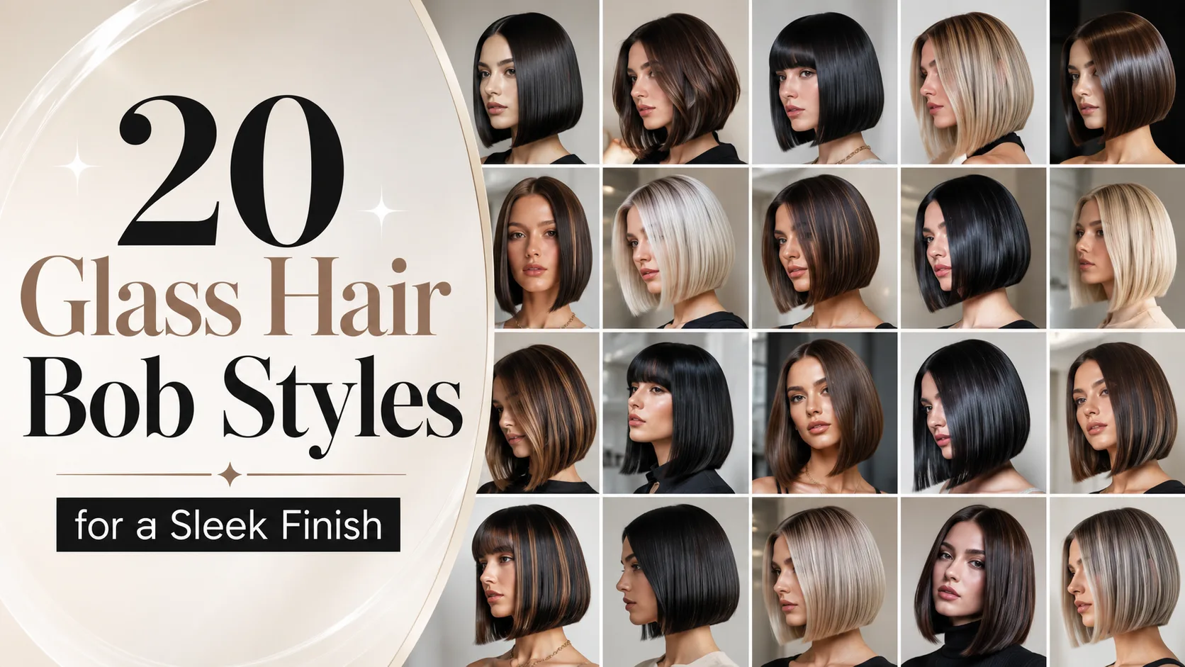 glass hair bob