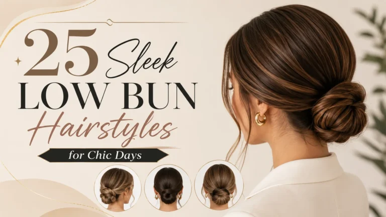Sleek Low Bun