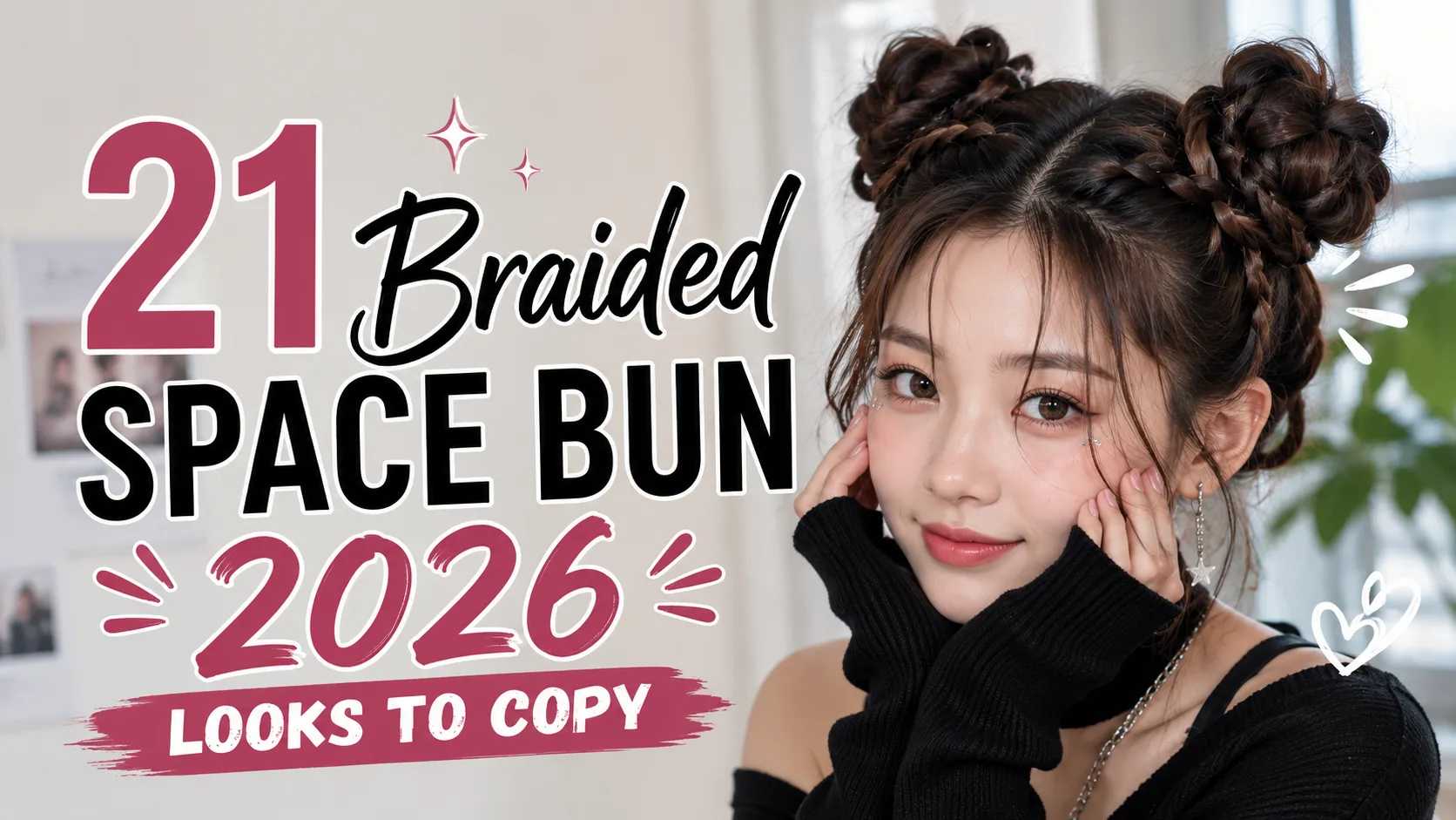 Braided Space Bun