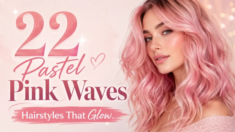 Pastel Pink Waves Hair