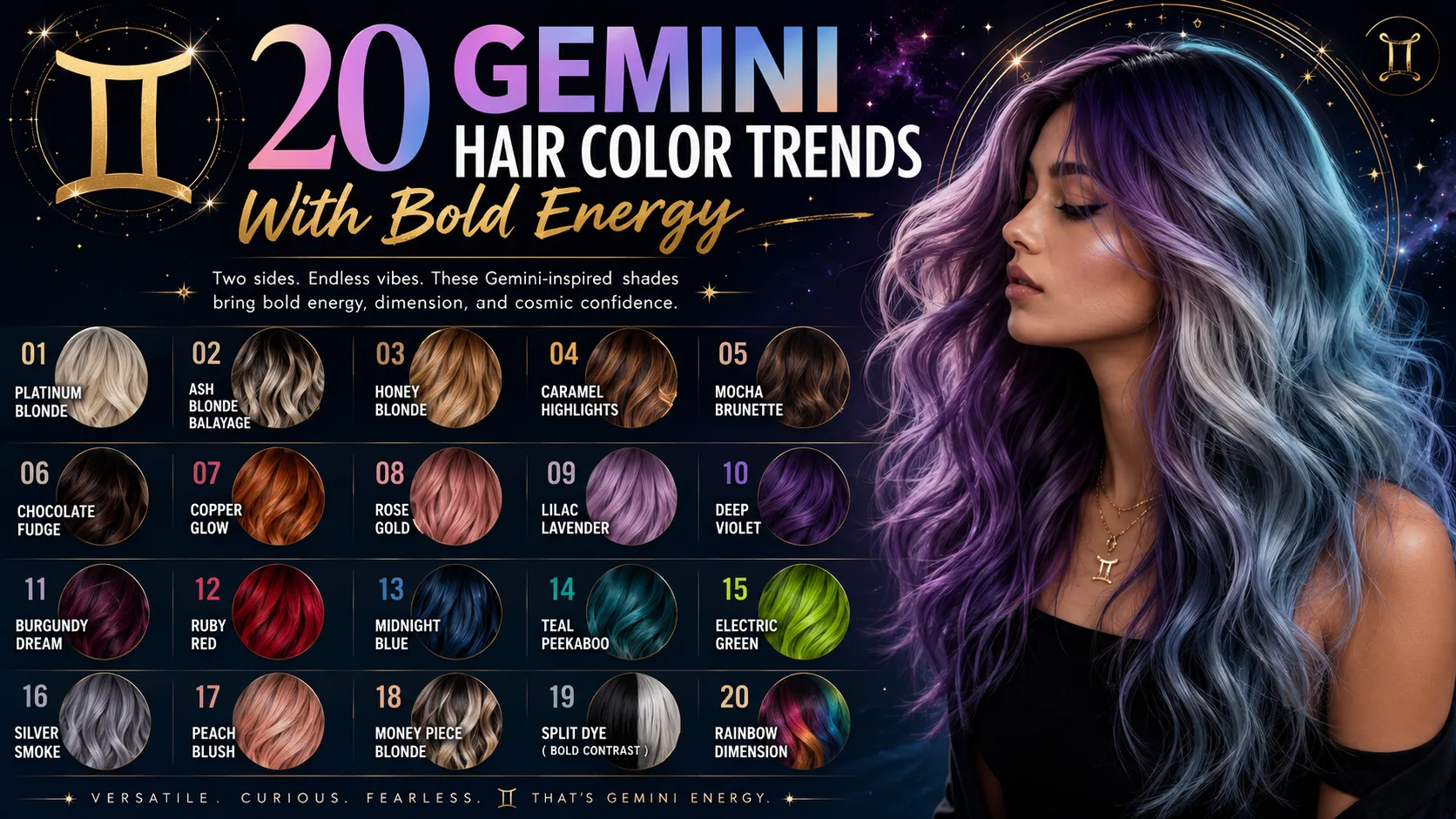 Gemini Hair Color Trends