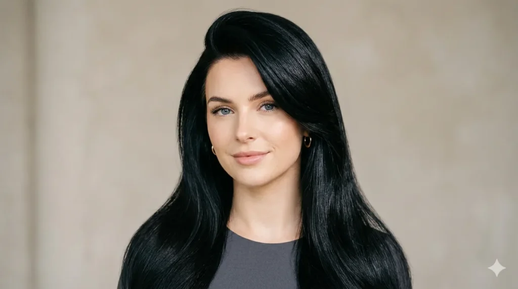 Jet Black Hair Color