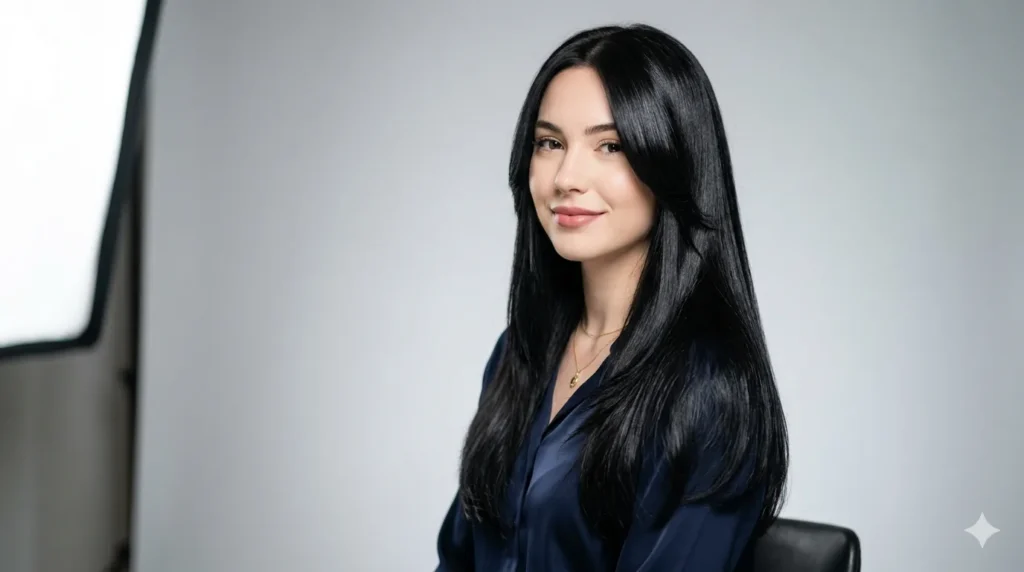 Jet Black Hair Color