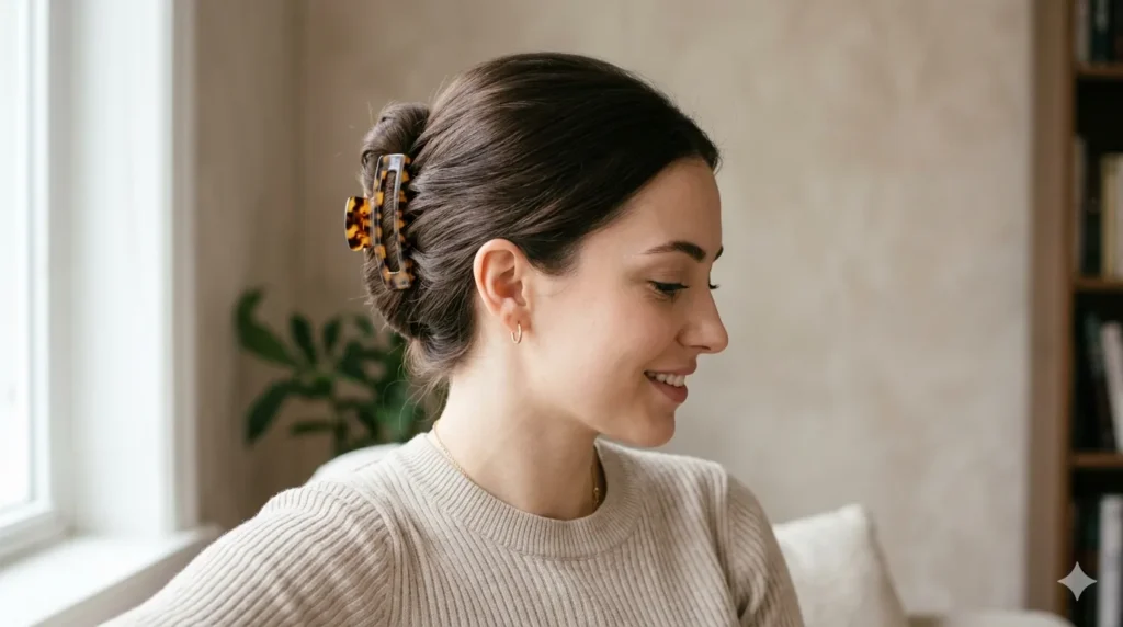 Claw Clip Updo Hairstyles