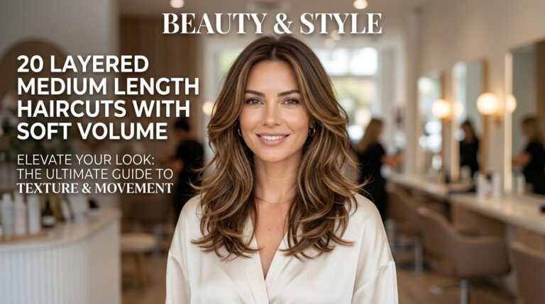 layered medium length haircut