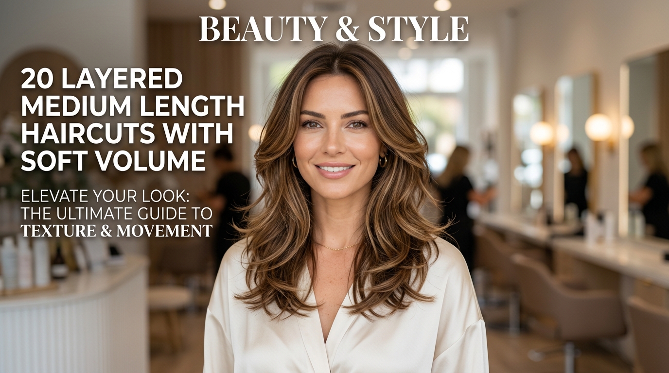 layered medium length haircut