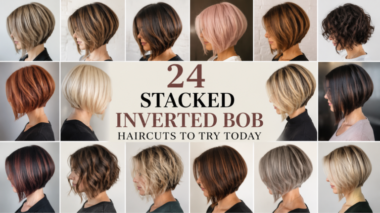 stacked inverted bob haircuts