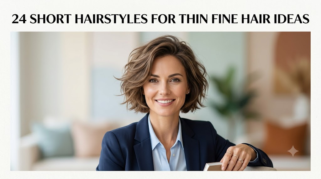 short hairstyles for thin fine hair