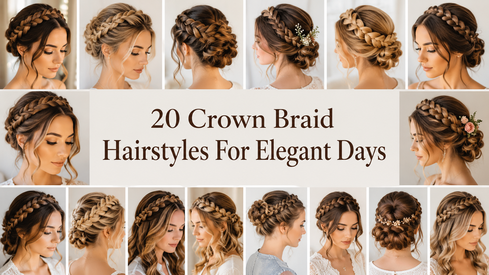 crown braid hairstyles