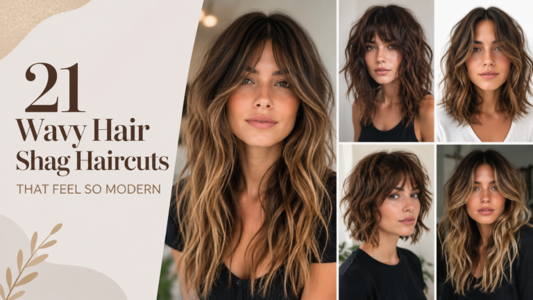 wavy hair shag haircuts