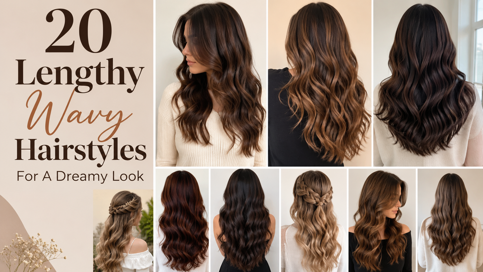 lengthy wavy hairstyle