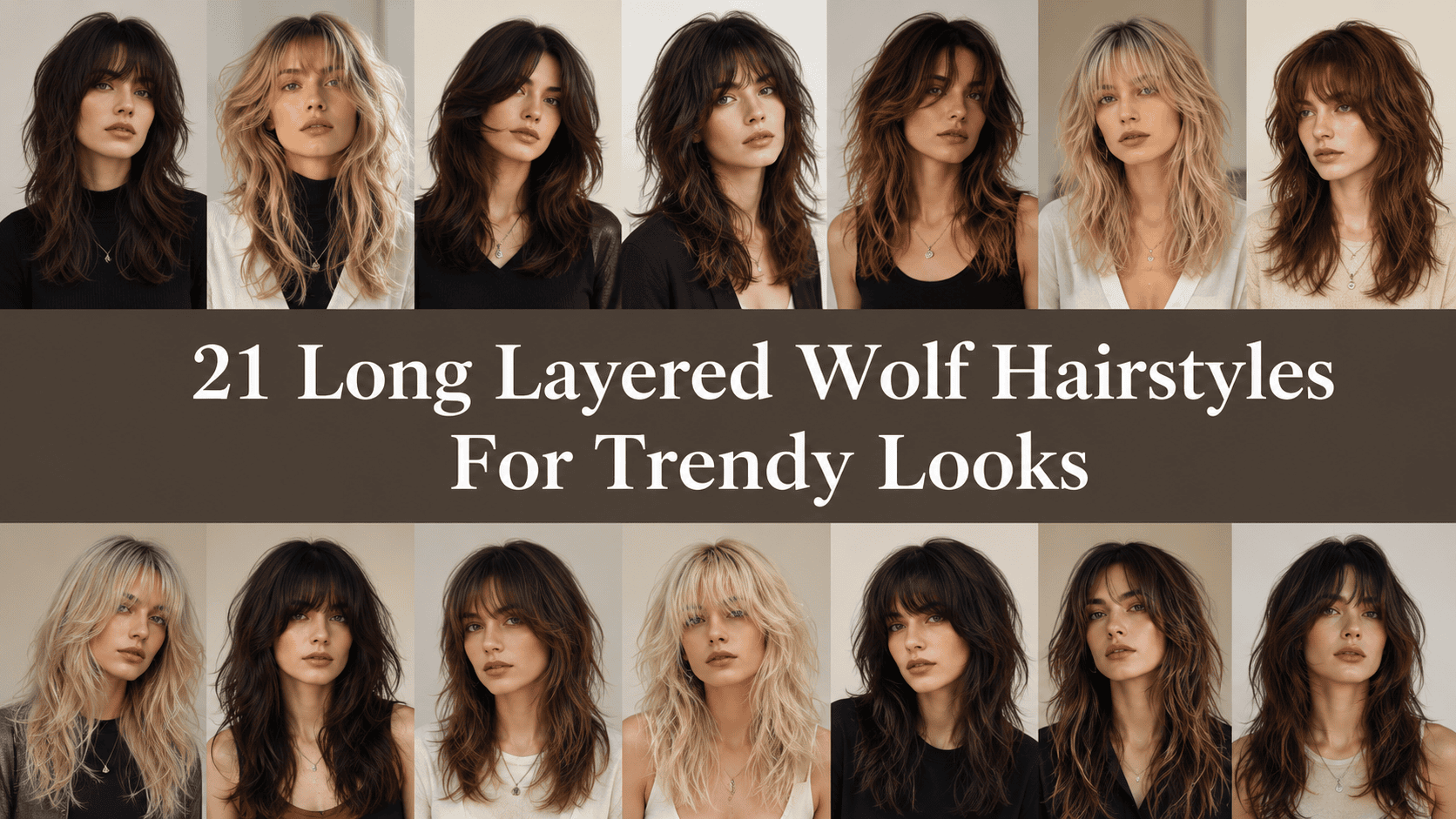 long layered wolf hairstyles