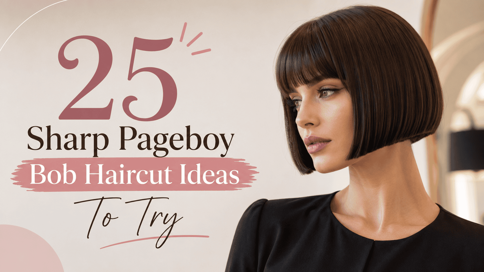 sharp pageboy bob