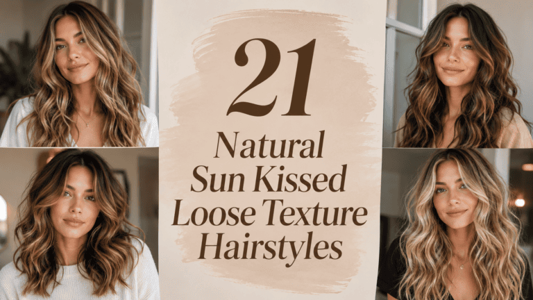 natural sun kissed loose texture hairstyles