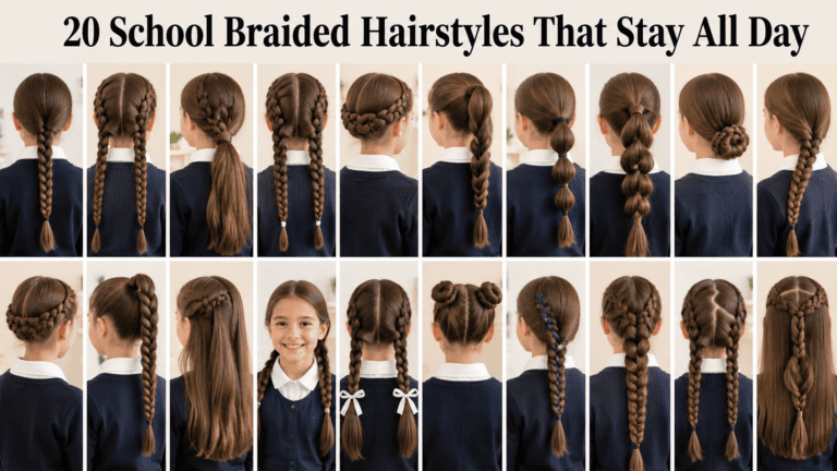 School Braided Hairstyles