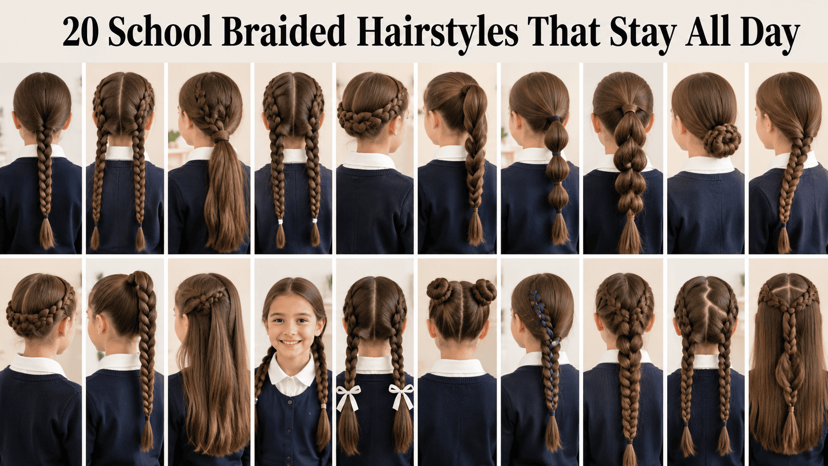 School Braided Hairstyles