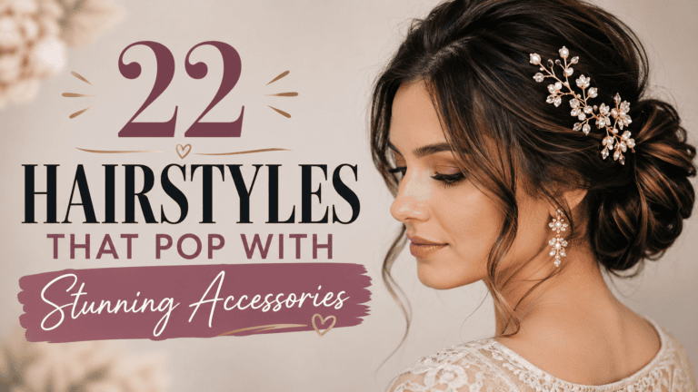 hairstyles that pop with accessories