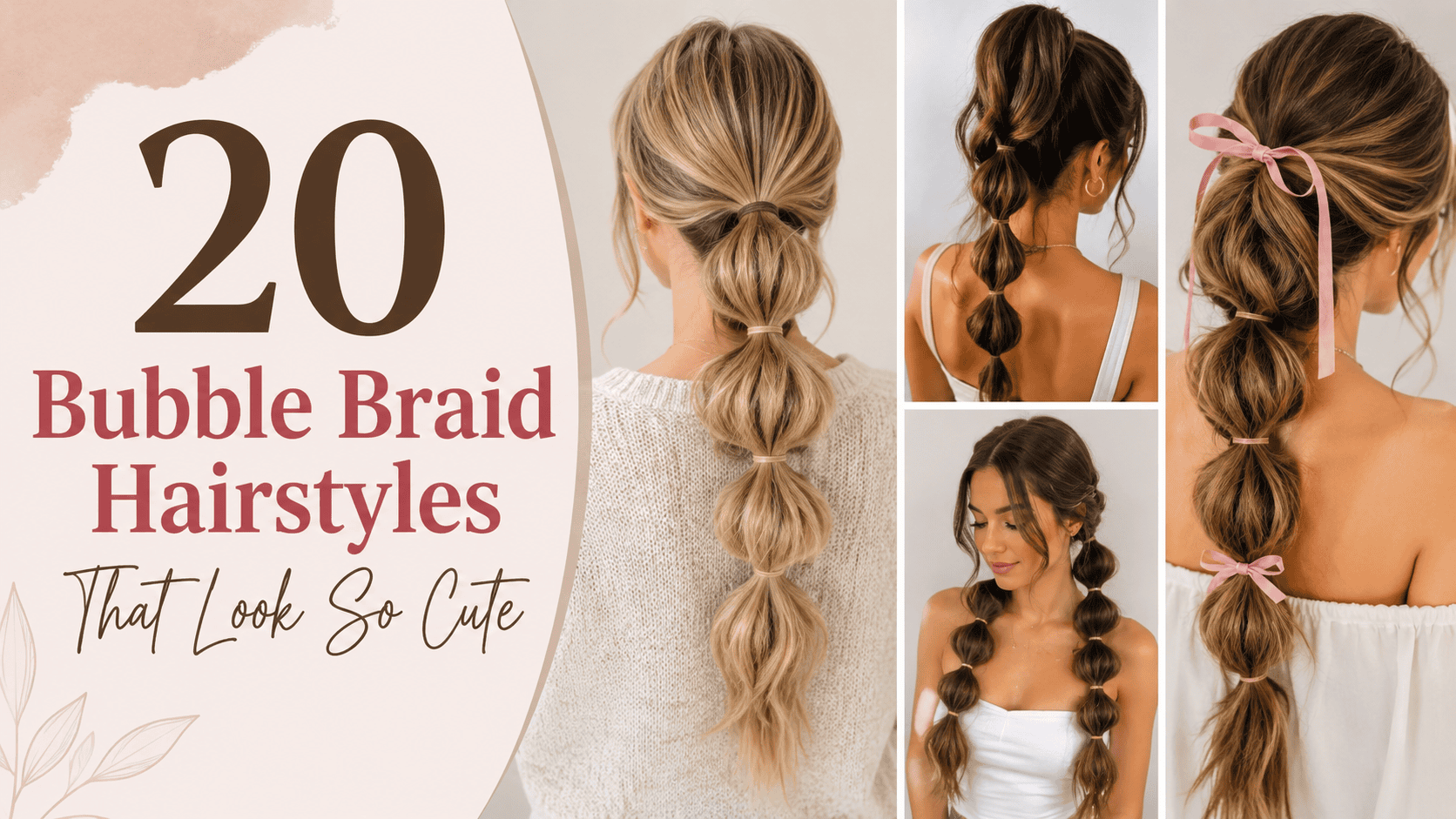 bubble braid hairstyle