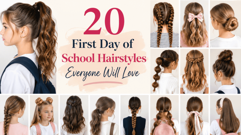 First Day of School Hairstyles