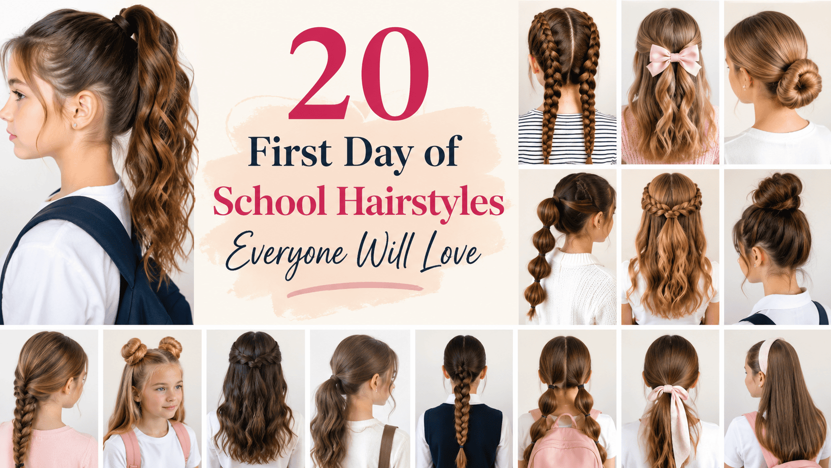 First Day of School Hairstyles