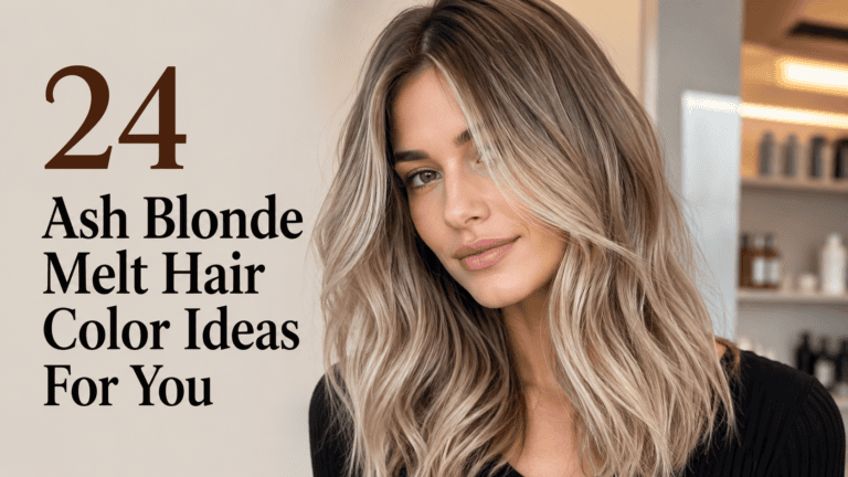 ash blonde melt hair color