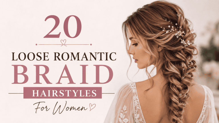 loose romantic braid hairstyles