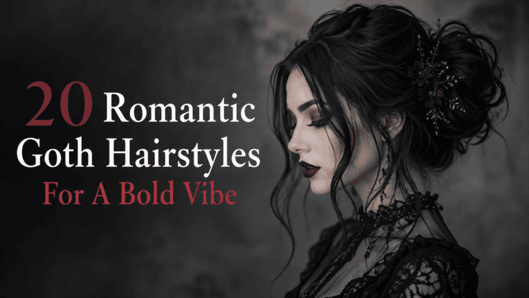 romantic goth hairstyles