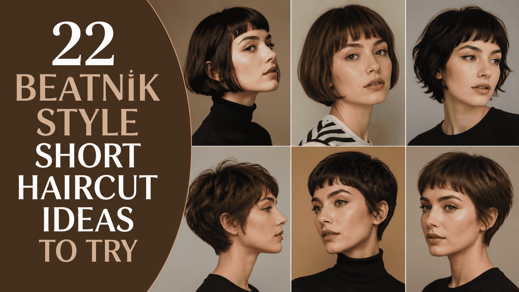 beatnik style short haircut
